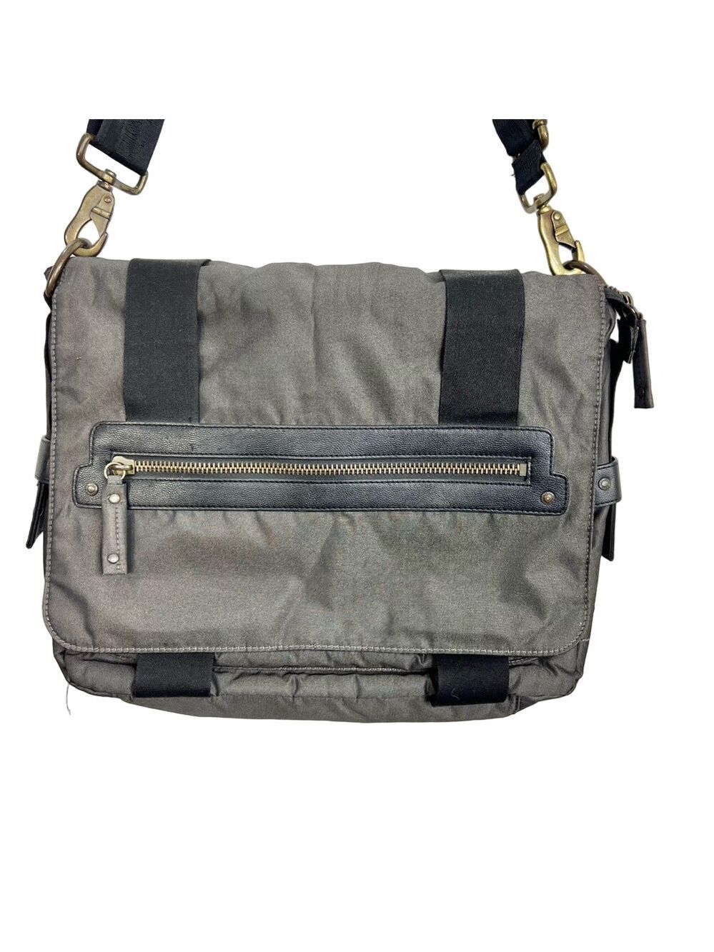 Calvin Klein Jeans grey green black crossbody messenger laptop shoulder bag